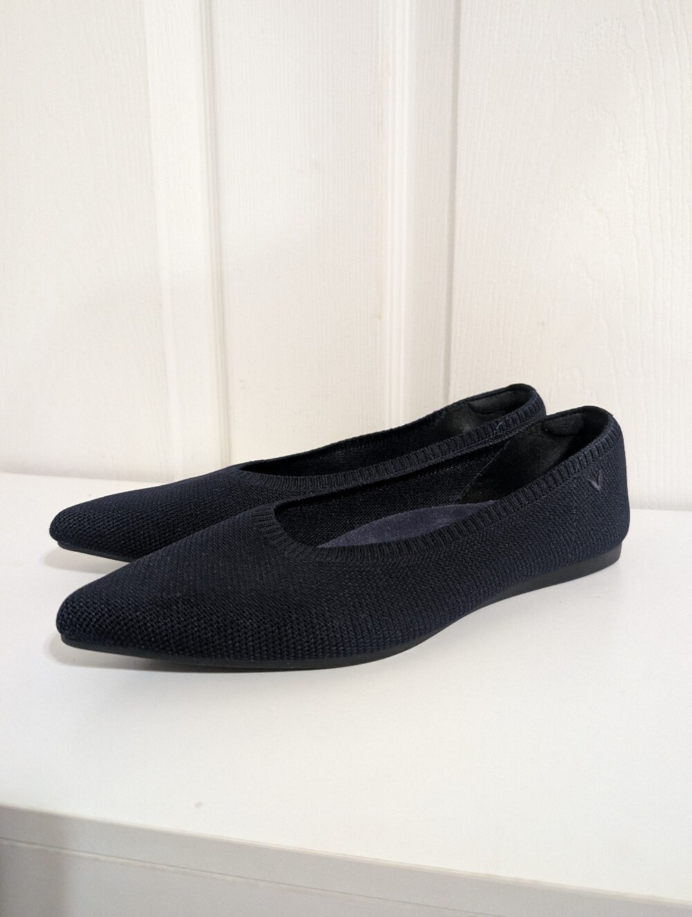Vivaia Aria Womens Shoes Blue Flats Point Toe Knit Size 39 US 8-8.5